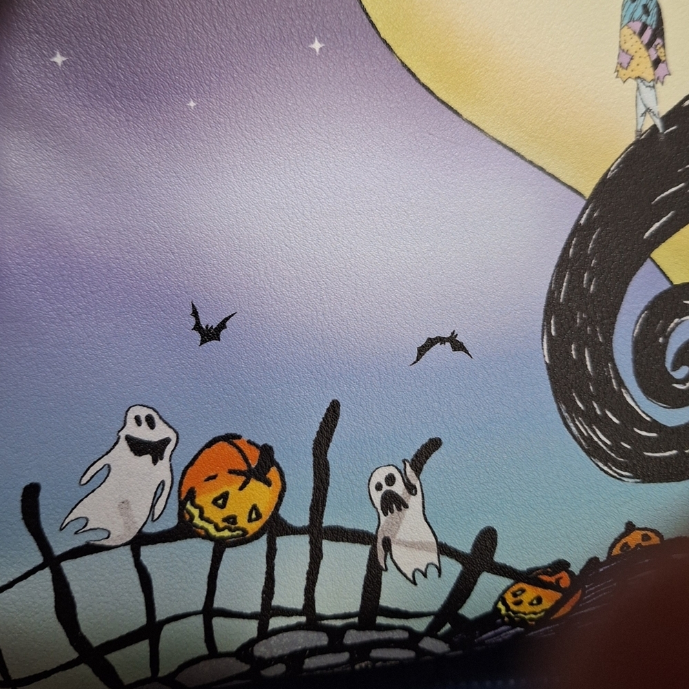 LOUNGEFLY NIGHTMARE BEFORE CHRISTMAS SATCHEL CROSSBODY BAG - Picture 10 of 13